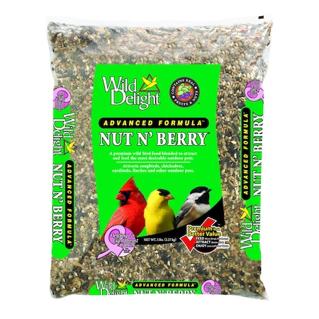 Wild Delight Wild Delight Nut N Berry Assorted Species Sunflower Kernels Wild Bird Food 5 lb 366050